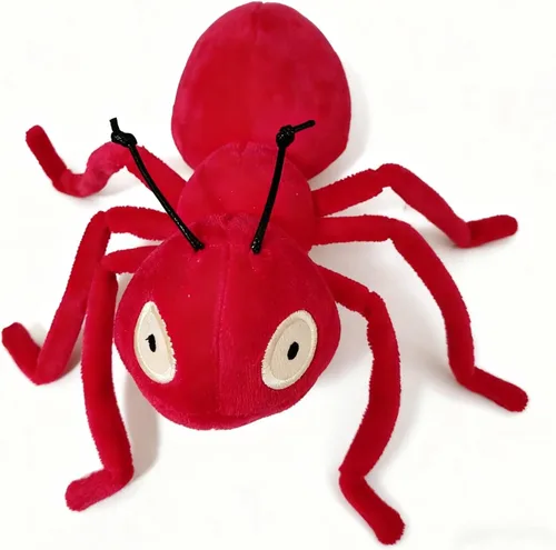 Vista 7 de Ant - Animal de peluche de hormiga, juguete suave de hormiga, 7.8 pulgadas, simulación de hormiga, regalo para niños y niñas