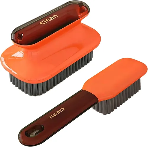 Vista 8 de Cepillo para manchas de lavandería, cepillo de limpieza para el hogar, cepillo de lavandería para eliminación de manchas Paquete de 2 cepillos