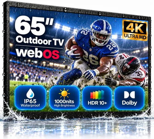 Vista 11 de 360SPB - TV exterior inteligente UHD de 55 pulgadas, televisor exterior