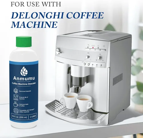 Vista 6 de Anmumu Delonghi* Limpiador descalcificador EcoDecalk para todas las máquinas Delonghi*, solución de descalcificación delonghi* 2 usos