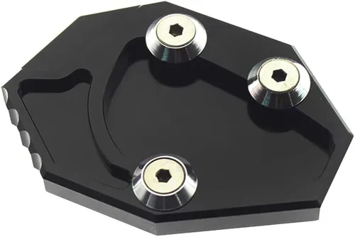 Vista 23 de Krace Soporte lateral para motocicleta, placa de ampliación de pie lateral, almohadilla de extensión para Yamaha YZF R1 2009-2016