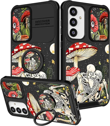 Vista 68 de Funermei para Samsung Galaxy Z Flip 4 Funda - Funda de Teléfono Bonita para Mujeres y Niñas con Mariposas Bonita Estética Femenina Diseño