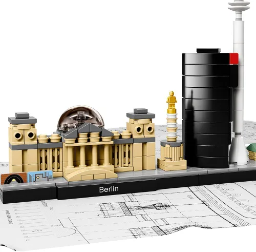 Vista 4 de Juego de construcción del Rascacielos LEGO Architecture Berlin 21027