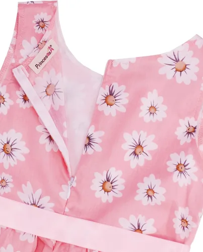 Vista 199 de Vestido de verano para niña, de algodón, con diseño floral