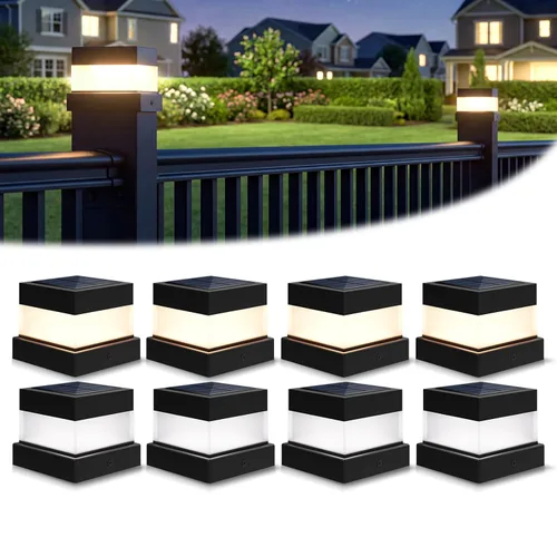 Vista 8 de Egadis Luces solares de 3 x 3 con 2 modos de iluminación (3000 K/6000 K)