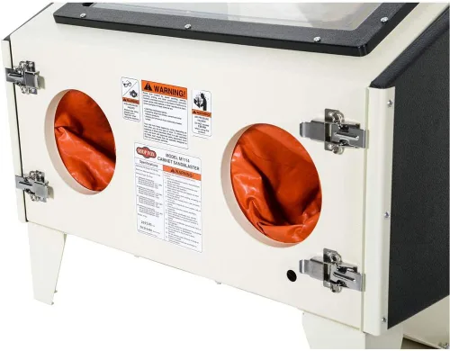 Vista 2 de Shop Fox M1114 Chorro de arena de sobremesa