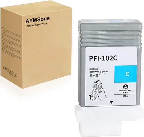 Vista 9 de PFI-102 Cartucho de tinta de repuesto para Canon PFI-102 PFI102 PFI-102MBK PFI-102BK PFI-102C PFI-102M PFI-102Y para Canon imagePROGRAF iPF500 510