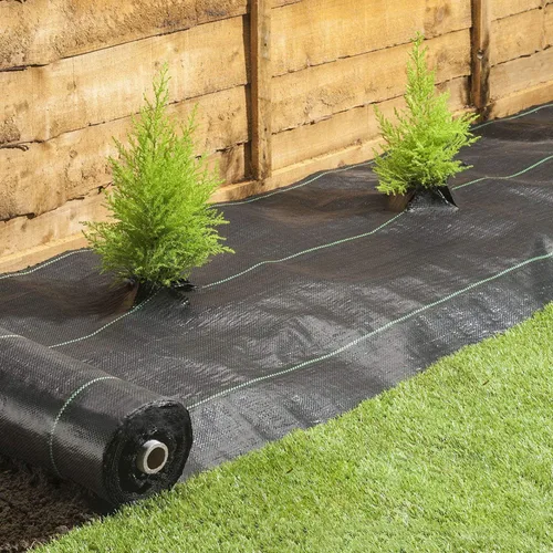 Vista 3 de Agfabric, tela para jardinería para cubrir el suelo, de 2.9 onzas, para control de maleza.