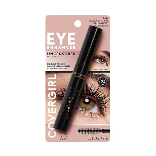 Vista 2 de COVERGIRL Eye Enhancer Uncensored Mascara 960 Black Brown 0.3 fl oz (el embalaje puede variar)