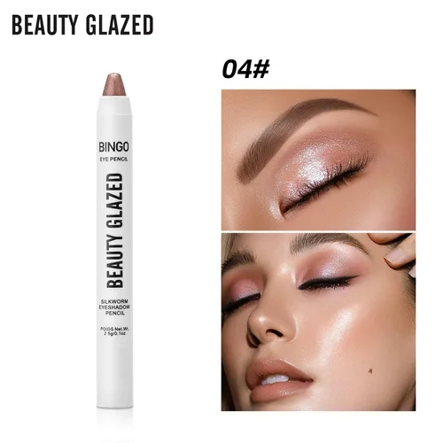 Vista 7 de Beauty Glazed Eye Penci Set - Sombra de ojos en crema mezclable para uso múltiple como delineador de ojos, iluminador