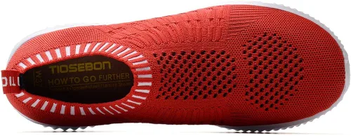 Vista 5 de konhill - calzado deportivo con malla transpirable, sin cordones, para mujer