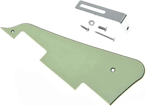 Vista 53 de Dopro Golpeador de guitarra LP con perla de abalone y soporte negro para Epi Les Paul