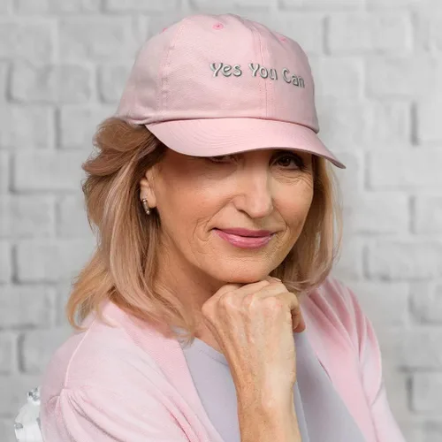 Vista 5 de Soft Baseball Cap Yes You Can Positive Twill Cotton Dad Hats for Men Women