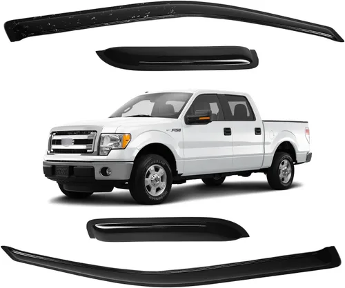 Vista 123 de Viseras para ventanas para Mazda 3 Sedán 4 puertas 2004 2005 2006 2007 2008 2009 estilo JDM Mugen, deflector de viento, protector solar y de lluvia