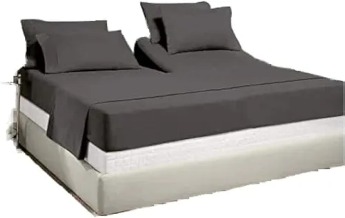 Vista 24 de Top Split Queen - Juego de sábanas de cabeza flexible para colchón de número para cama de bolsillo profundo, 1800 hilos, súper suave y fresco, juego