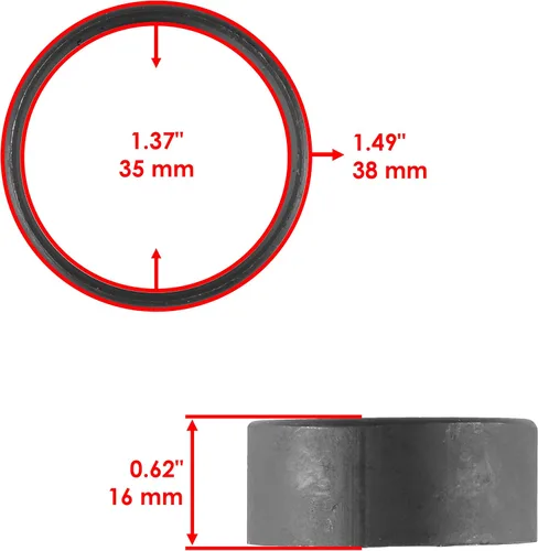 Vista 3 de Caltric Eje de transmisión de hélice trasero compatible con Can-am Commander 1000 4X4 EFI 2014 2015 2016 2017