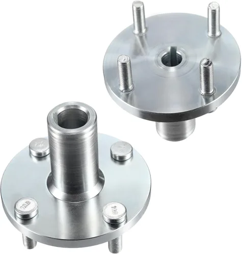 Vista 5 de Buje de Rueda de Eje Vivo de Go Kart 4" x 4" para Eje de 1", con Reducción de 1" a 3/4