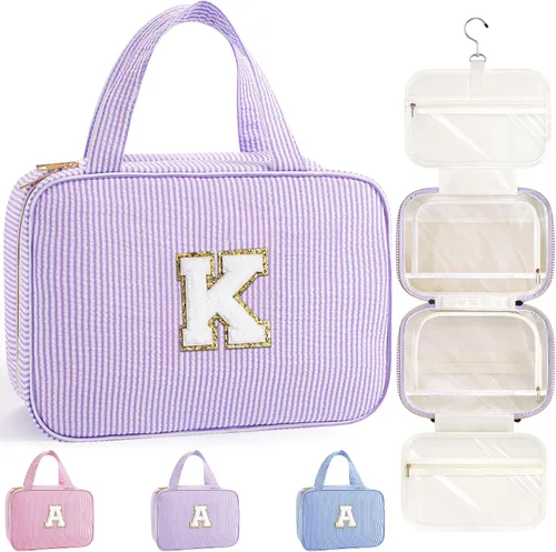 Vista 35 de TOPEAST Regalos de Navidad para Mujeres, Adolescentes y Niñas - Bolsa de Aseo Colgante de Viaje y Bolsa de Maquillaje, Bolsa de Aseo Personalizada