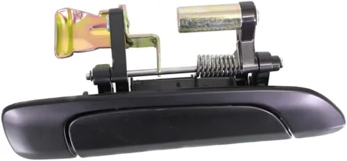 Vista 3 de KarParts360 Para Honda Civic 2001 02 03 04 2005 Manijas de puerta exteriores traseras, lado del conductor y del pasajero Par Negro liso