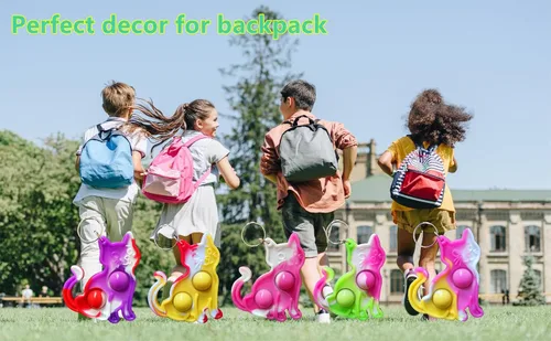Vista 5 de Paquete de 24 juguetes divertidos para gatos, regalo único de verano, juguetes surtidos para niños, niños, aulas, estudiantes, regalos