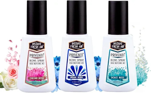 Vista 22 de Priventi - Spray para inodoro y baño eliminador de olores para hombres, hasta 120 usos, eliminación de olores de tamaño de viaje para #2 - Para