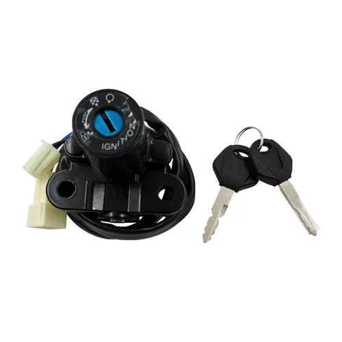 Vista 3 de Juego de 2 llaves de interruptor de encendido para motocicleta, compatible con MT03 FZ09 MT09 FZ6 XJ6 FZ6R YZF R6 2003-2005 R1 2002-2003 FJR1300