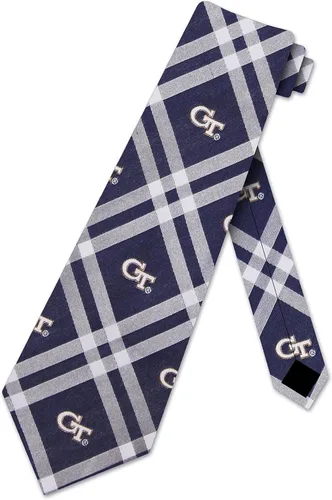 Vista 4 de Eagles Wings Georgia Tech Ties Yellow Jackets Mens College Neckties Comprobar microfibra