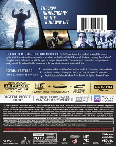 Vista 3 de The Fugitive (4KUHD+DIG) 4K UHD
