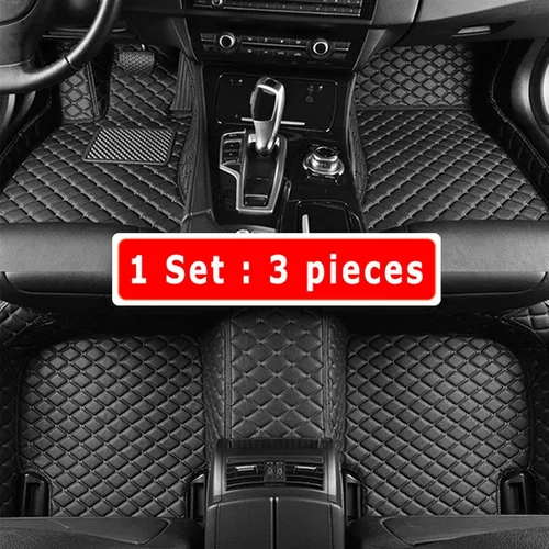 Vista 3 de Alfombrillas de coche para chevrolets Aveo MK2 Sonics 2011-2017, accesorios de automóvil, protector impermeable de cuero (color : LHD 3 piezas beige)