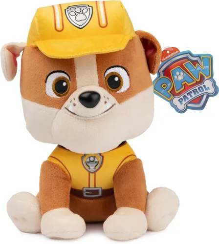 Vista 6 de GUND Patrulla Canina Rubble en uniforme de construcción de marca para edades de 1 y más, 22,9 cm (los estilos pueden variar)