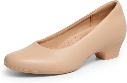 Vista 10 de DREAM PAIRS Zapatos de vestir con soporte de arco de tacón bajo para mujer Negro