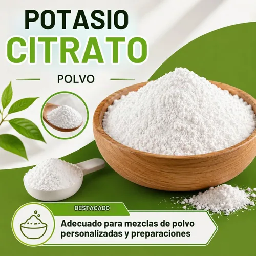 Vista 4 de Citrato de potasio en polvo - 227 g / 0.5 lbs - Grado alimenticio
