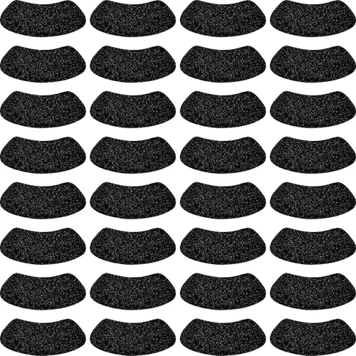 Vista 7 de 140 pares de calcomanías de ojos negros con purpurina para deportes, tiras negras, calcomanías adhesivas para béisbol, softbol, fútbol, deportes