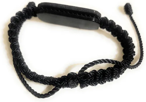 Vista 6 de Chavarrieta Pulsera Hilo Negro Pulsera Roja de hilo de la Santa Muerte, Cuentas de vidrio,