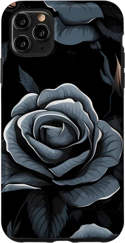 Vista 13 de Black Rose Floral Flower Case for iPhone 16