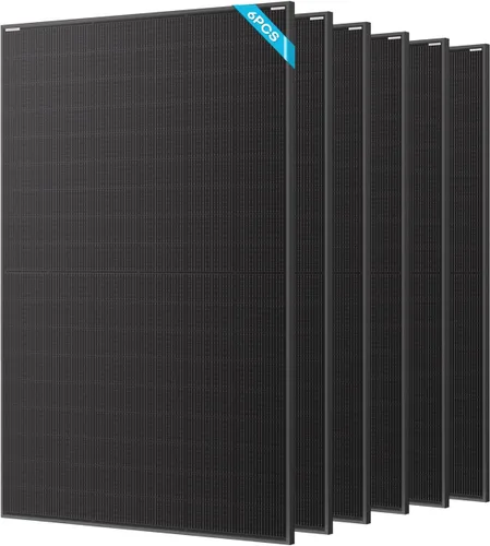 Vista 8 de Renogy Panel solar bifacial de 640 vatios, monocristalino para encendido