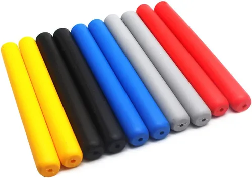 Vista 2 de 2 empuñaduras de baqueta, cómodas asas antideslizantes, kits de percusión para ejercicio de batería (negro)