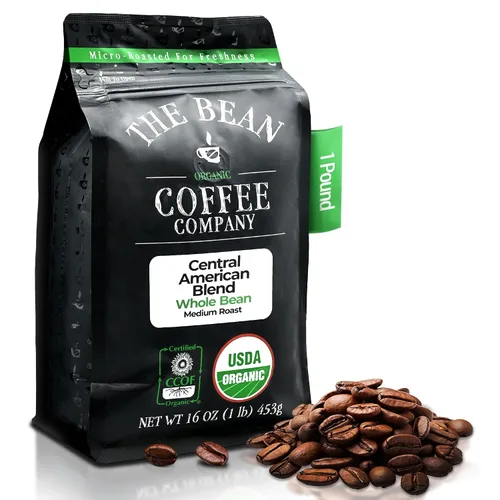Vista 44 de The Bean Organic Coffee Company Aloha Bean (avellana hawaiana), tostado medio, café en grano entero, bolsas de 16 onzas (paquete de 2)