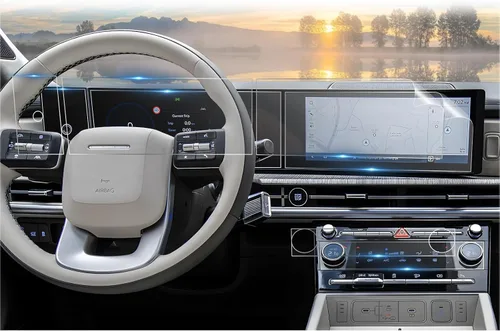 Vista 11 de CDEFG Protector de pantalla para Ford Expedition 2025 2026 – 13.2 pulgadas y 24 pulgadas 2PCS - Accesorios de pantalla táctil Expedition