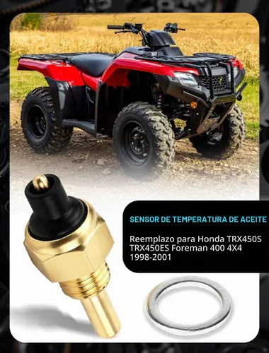 Vista 8 de Sensor de Temperatura de Aceite Reemplazo para Honda TRX450S TRX450ES Foreman 400 4X4 1998-2001