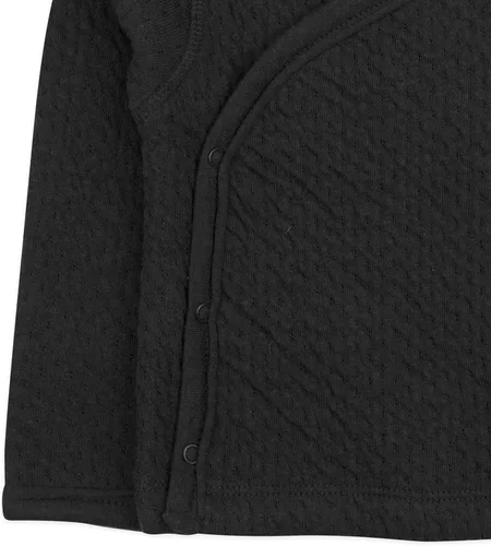 Vista 2 de HonestBaby Side-Snap Matelasse Mini Quilted Top in Cozy 100% Organic Cotton Infant Baby Boys, Girls, Unisex