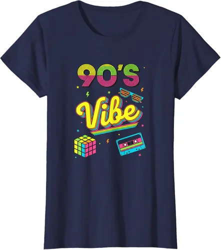 Vista 31 de 90s Nostalgia Retro Apparel - 90'S Vibe Retro T-Shirt Negro