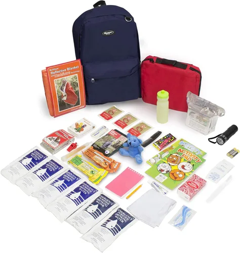 Vista 7 de Emergency Zone - Kit de supervivencia de emergencia de lujo para niños de 72 horas Keep-Me-Safe