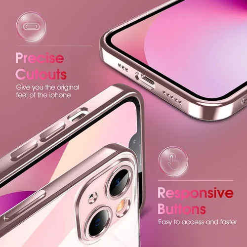 Vista 684 de Supdeal Funda cristalina transparente para iPhone 11, [No se amarillea] [Protección de la cámara] [Probado contra caídas de grado militar] Funda