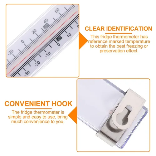Vista 3 de 6pcs Professional Refrigerator Thermometer Freezer Temperature Meter