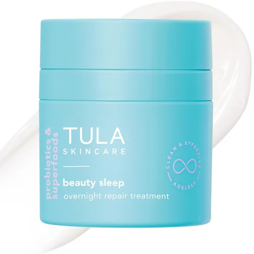 Vista 9 de TULA Skin Care Beauty Sleep Tratamiento de Reparación Nocturna - Anti-envejecimiento, Crema de Noche, Contiene Péptidos Naturales, AHA y Vitamina C