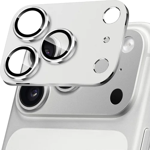 Vista 32 de Protector de Lente de Cámara para iPhone 14 / iPhone 14 Plus Película de Cubierta de Cámara de Metal, Vidrio Templado 9H, Antiarañazos, Compatible