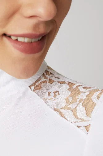 Vista 2 de HORZE Sianna - Camisa de manga corta transpirable con hombros de encaje para mujer