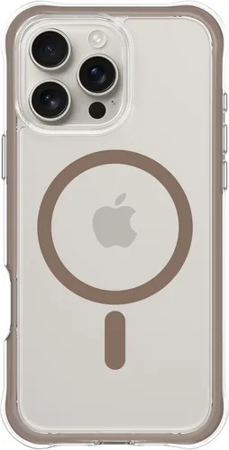 Vista 9 de ORNARTO Air Case para iPhone 16 Pro Max Transparente, Compatible con MagSafe, Funda de Protección contra Caídas de Grado Militar con Air-Pink Rosa