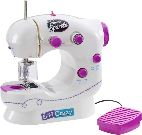 Vista 3 de Coser máquina de coser loca con diadema mágica de lentejuelas NUEVO